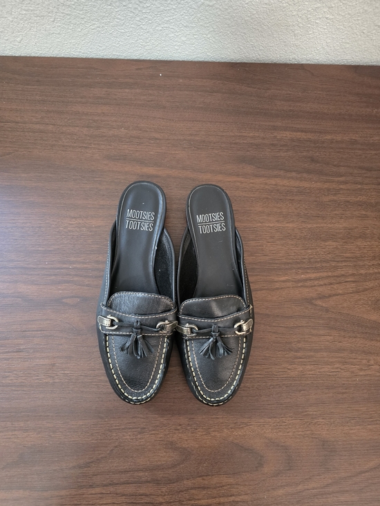 Mootsies Tootsies Shoes - Mootsies Tootsies Men’s Black Tassel Loafer Mules